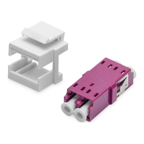 DIGITUS LC/LC Duplex Keystone Coupler OM4 multimode