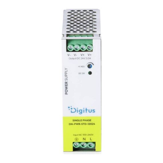 DIGITUS 24V 5A 120W DIN Rail Power Supply
