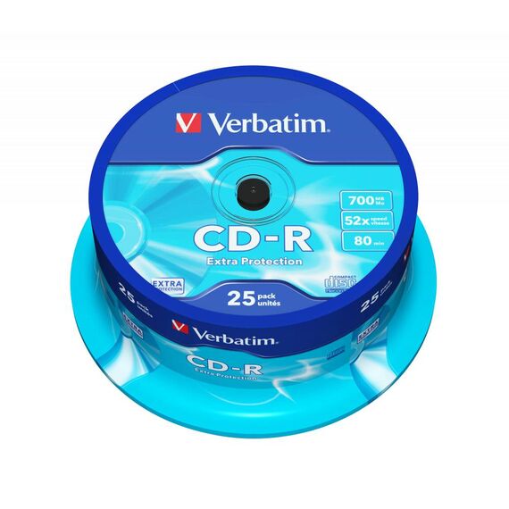 Verbatim CD-R Extra Protection 52x, 25-Pack Spindle
