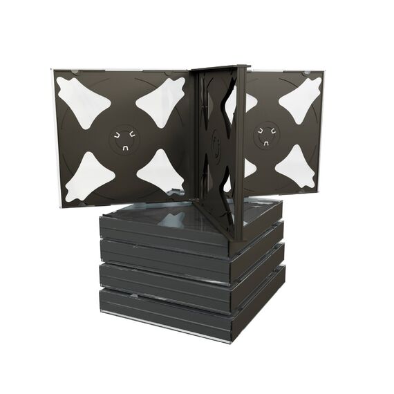 MediaRange Retail pack 4er CDJewelcase Storage CD BOX344
