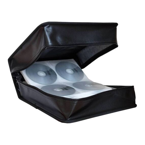 MediaRange BOX95 CD/DVD Wallet, 400 Discs, Black