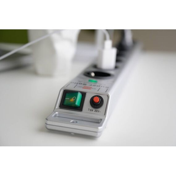 Brennenstuhl Super-Solid 8-Way Surge Power Strip 2.5 m