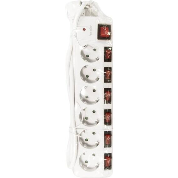 LogiLink Power strip AC 250 V 3680 Watt output LPS250