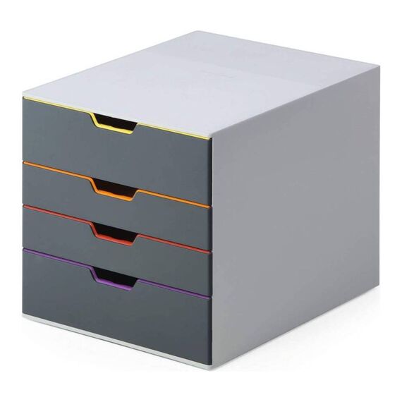Durable VARICOLOR 4 Drawer Box 4 Drawers A4 Grey