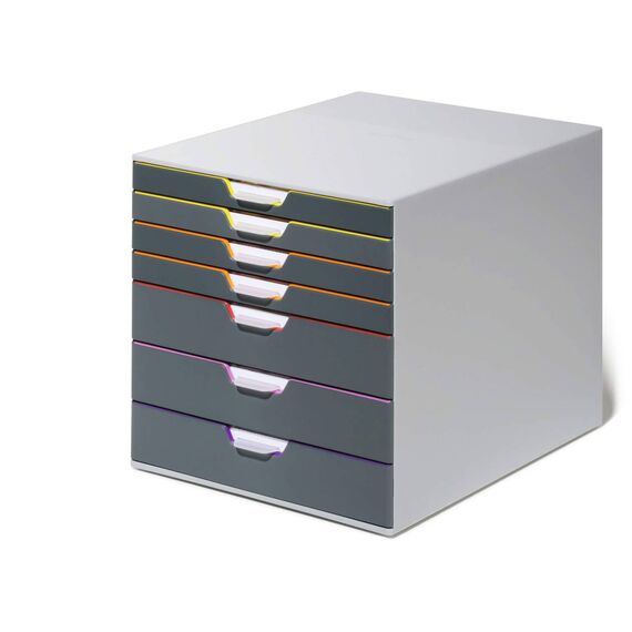 Durable VARICOLOR 7 Drawer Box 7 Drawers A4 Grey