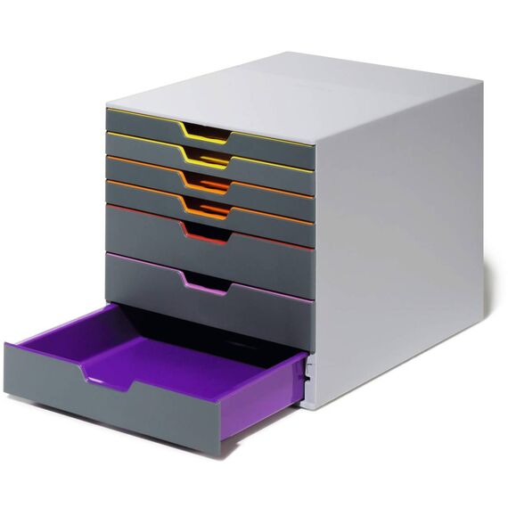 Durable VARICOLOR 7 Drawer Box 7 Drawers A4 Grey