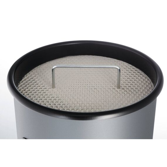Durable Ash and Waste Bin 17 L Silver