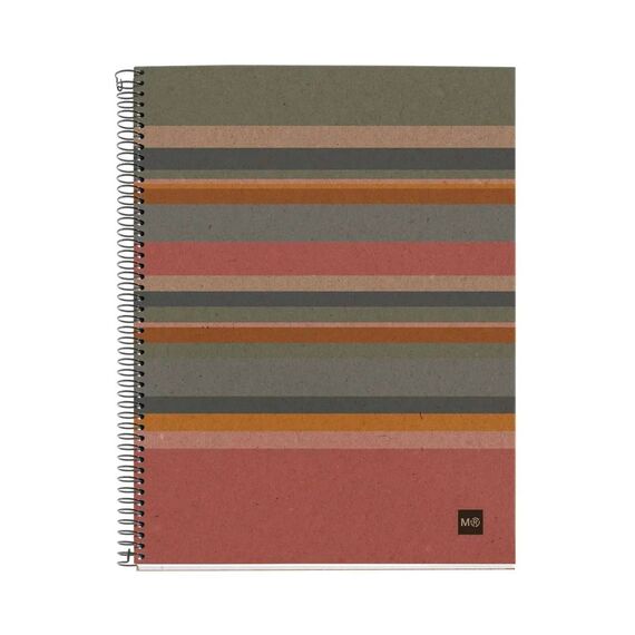 Miquelrius Ecolines A4 7 mm ruled notebook – multicolour