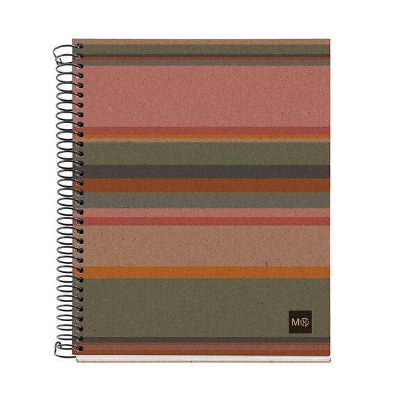 Miquelrius Ecolines A5 7 mm ruled notebook – multicolour
