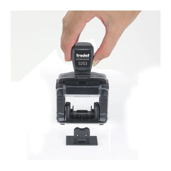 Trodat Professional 4.0 5253 Typomatic DIY Text Stamp Black