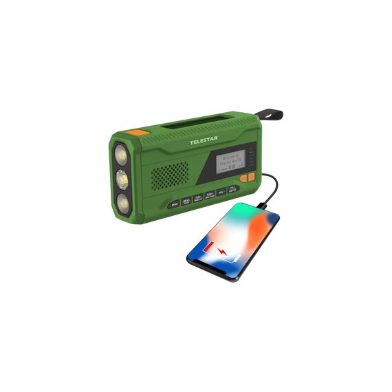 Telestar TOP NR 5 Portable DAB+/FM Radio, Bluetooth, Green