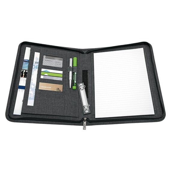 WEDO COLLEGE A4 Zip Ring Binder, 2-Ring 30 mm, Grey