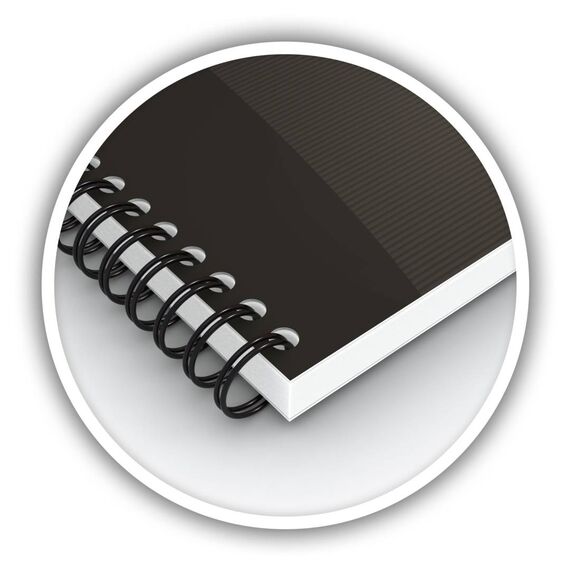 Oxford Smart Black A5 Notebook Ruled 90 Sheets