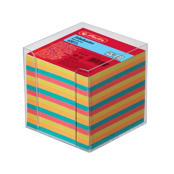 Herlitz Big 9 Box Note Cube Holder with 650 Sheets