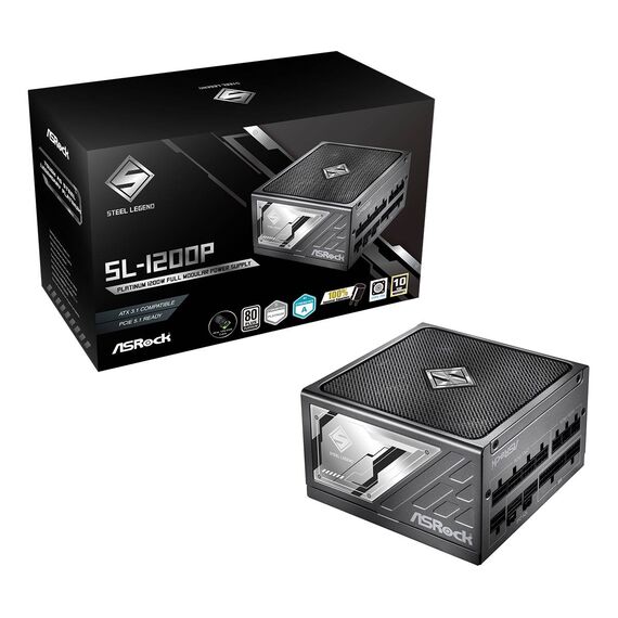 ASRock Steel Legend SL-1200P 1200W Platinum Modular PSU