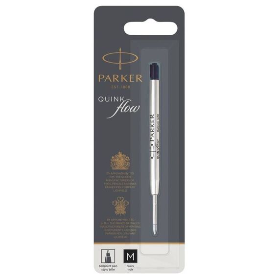 Parker 1950369 QUINKflow Ballpoint Refill Medium Black