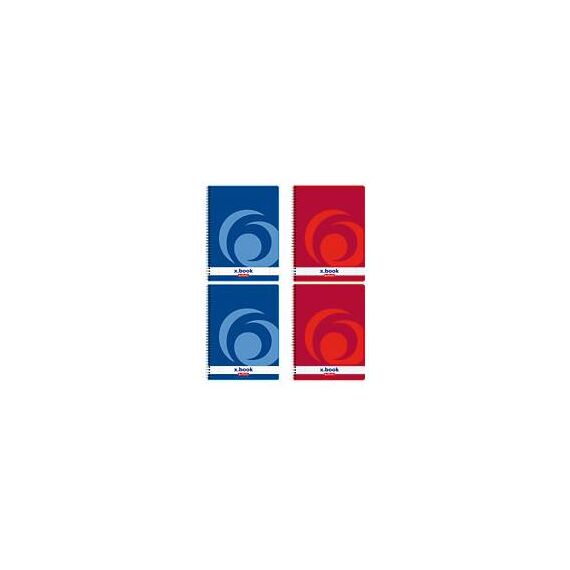 Herlitz 10834117 / Red / A4 / 80 sheets / 70 g/m² / Squared paper