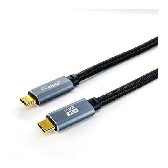 Equip 128357 USB-C Cable 2m 10Gbps 100W 4K Black