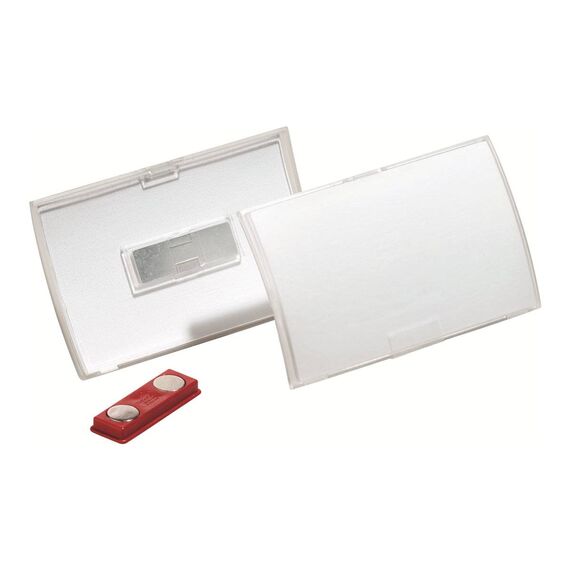 DURABLE CLICK FOLD Magnetic Name Badge 40x75, 10-Pack