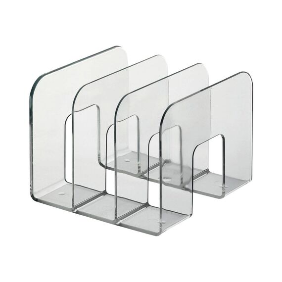 DURABLE TREND Catalogue Stand, 3 Compartments, Transparent