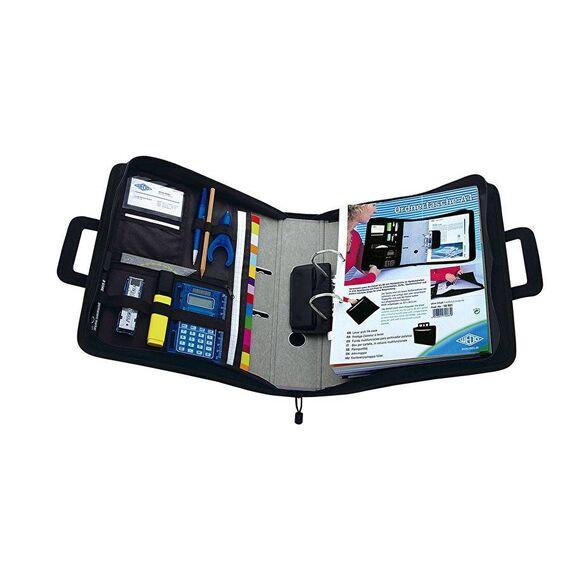 WEDO FileCase A4 Binder Bag 80mm Black | 58601