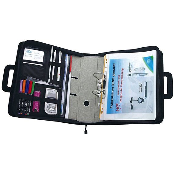WEDO FileCase A4 Binder Bag 80mm Black | 58601