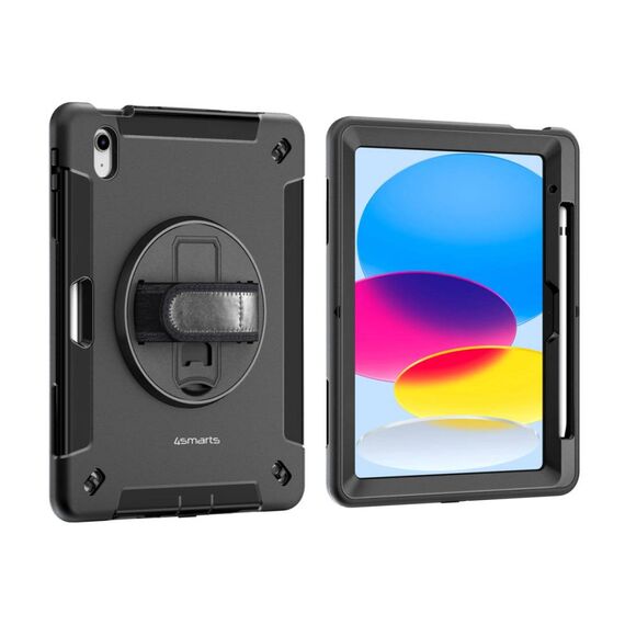 4smarts Rugged Case Grip for iPad A16 and 10th Gen Black