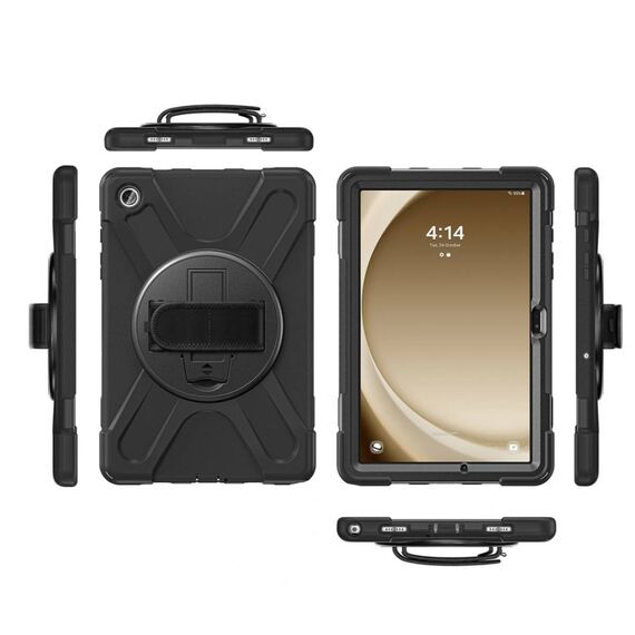 4smarts Rugged Case Grip for Samsung Galaxy Tab A9+ Black