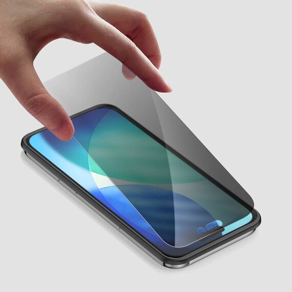 4smarts Second Glass Privacy for iPhone 17 with Mounting Frame