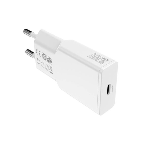4smarts PDPlug Slim 30W GaN USB-C Charger White EU Plug
