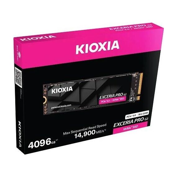 KIOXIA EXCERIA PRO G2 2TB M.2 NVMe Gen5 SSD