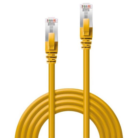 LINDY Cat.6A S/FTP Patch Cable 0.30 m, Yellow