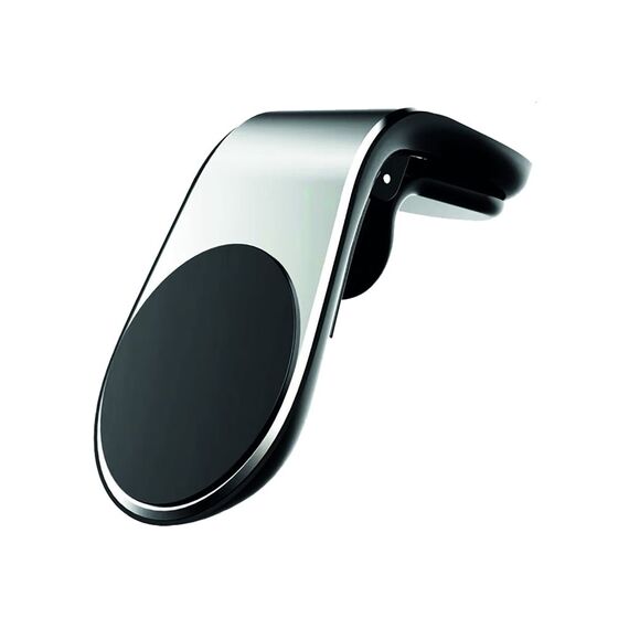 2GO CarClip 797222 Black Silver Magnetic Air Vent Phone Holder