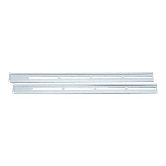 Aixcase AIX-19K1UMR-W Keyboard Drawer Mounting Rails Light Grey RAL 7035
