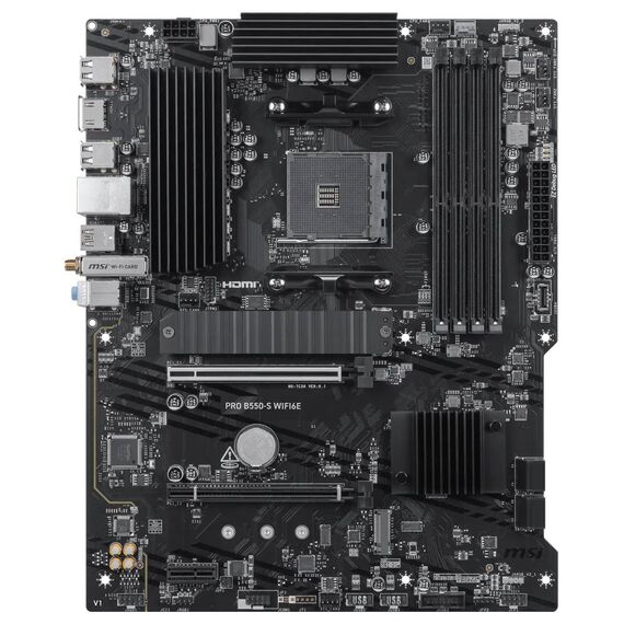 MSI PRO B550-S WIFI6E AM4 ATX Motherboard