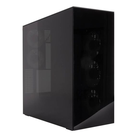 ARCTIC Xtender Black Tinted Mid-Tower PC Case, E-ATX, Five ARGB Fans