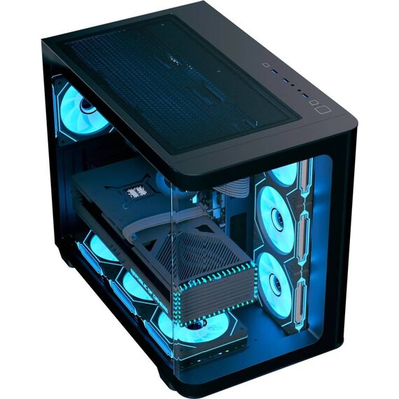 AeroCool P500C-G-BK-V1 Black PC Case