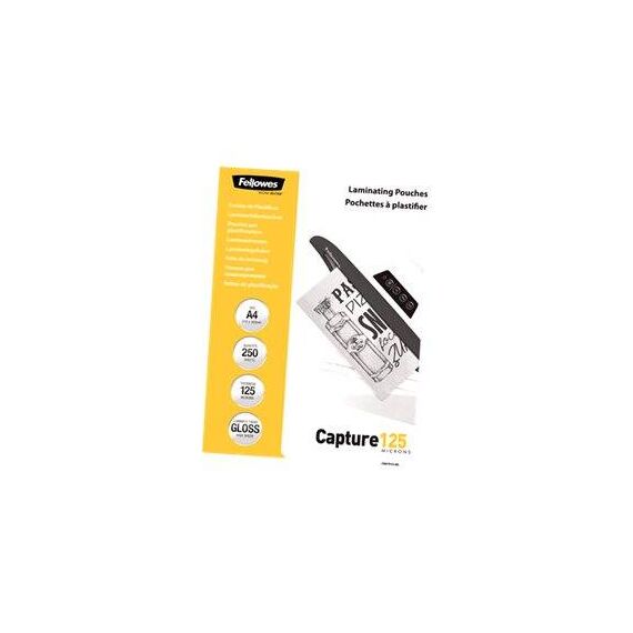 Fellowes Value Pack A4 Glossy Laminating Pouches 250 Pack