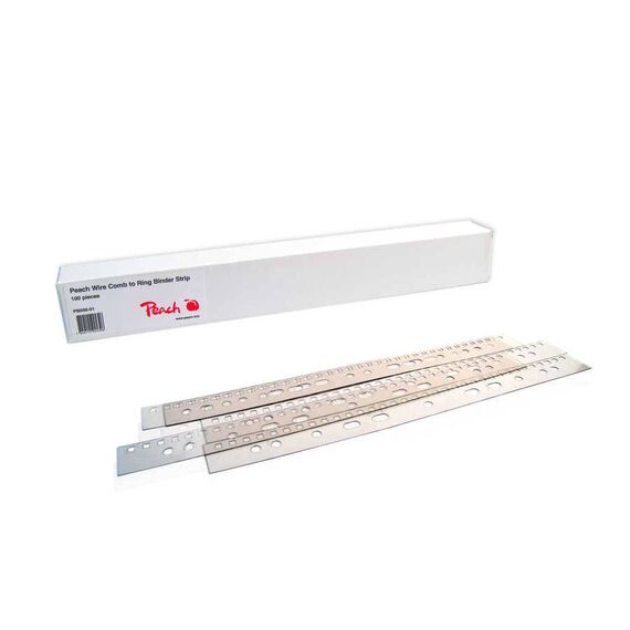 Peach PB500-01 Transparent A4 Wire-Binding Filing Strips