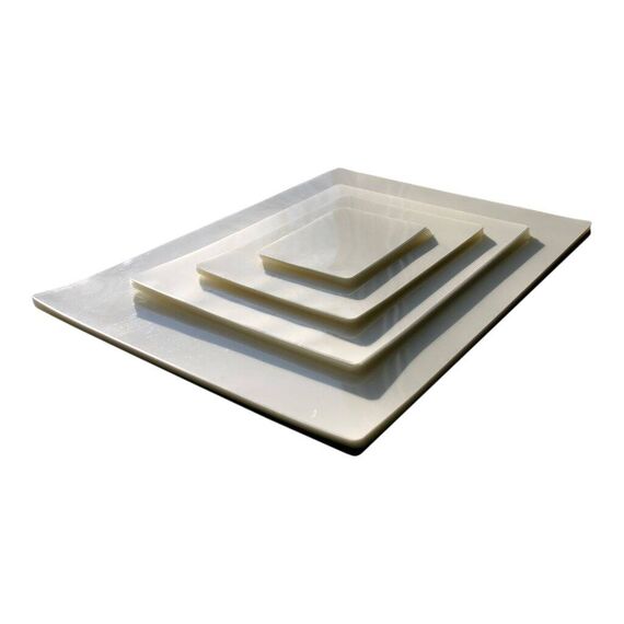 Olympia 9165 Transparent Mixed-Size 80 Micron Lamination Pouches 100 Pack
