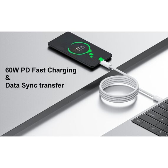 Equip 128840 white 0.3 m USB-C to USB-C USB 2.0 cable