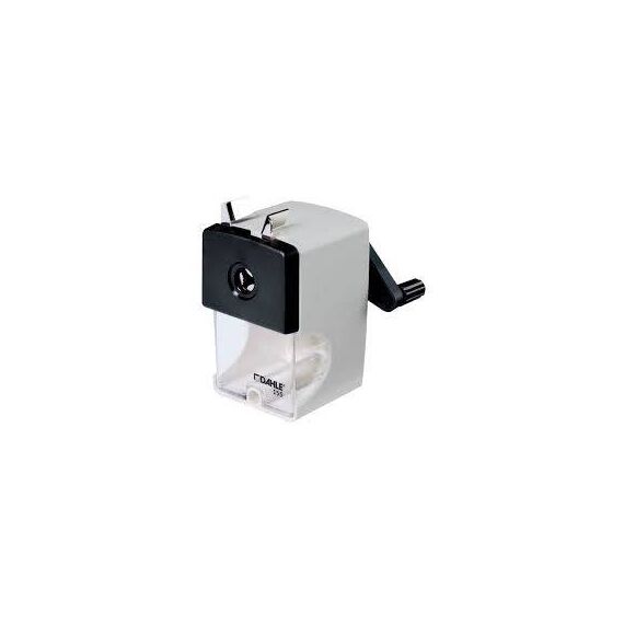 Dahle 155 Grey Manual Pencil Sharpener with Desk Clamp