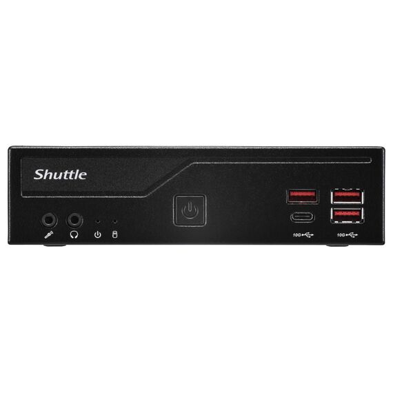 Shuttle XPC slim DB860 Black Barebone PC
