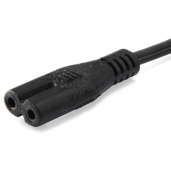 Equip Euro Plug to C7 Figure-8 Power Cord 1.8 m Black