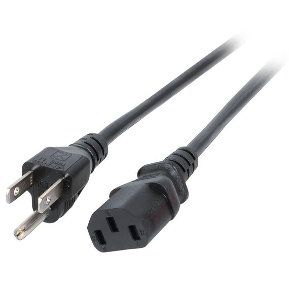 EFB US NEMA 5-15P to C13 Power Cord 1.8 m