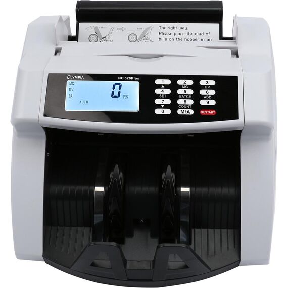 Olympia NC 520 Plus Banknote Counter and External Display