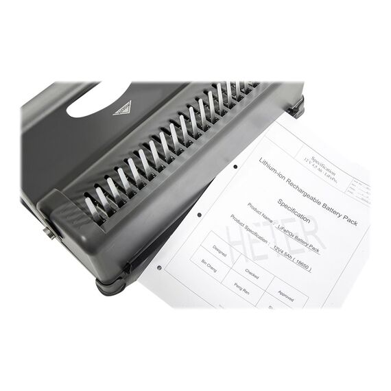 GENIE CB 850 12440 Manual A4 Plastic Comb Binding Machine