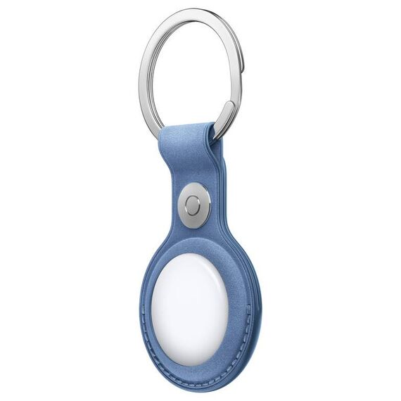 Apple AirTag FineWoven Key Ring, Wildflower Blue