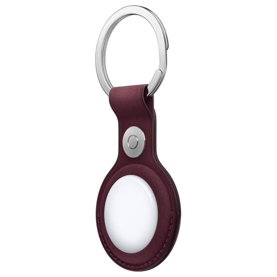Apple AirTag FineWoven Key Ring Burgundy