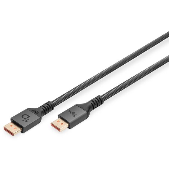 Digitus DB-340111-020-S black DisplayPort 2.1 male-to-male cable 2 m